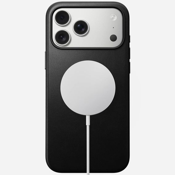 Puzdro Nomad pre iPhone 17 Pro Max, moderné kožené puzdro, čierne