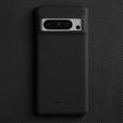 MELKCO puzdro pre Google Pixel 8 Pro, kožené pre MagSafe, čierne