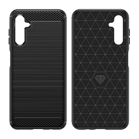 Obal na mobil pre Samsung Galaxy A34 5G, Carbon, čierne