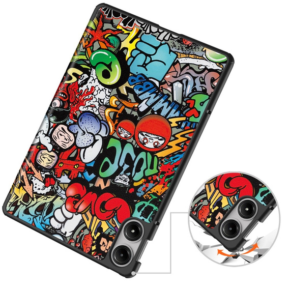 Puzdro pre Xiaomi Redmi Pad Pro / Xiaomi Poco Pad, Smartcase, graffiti