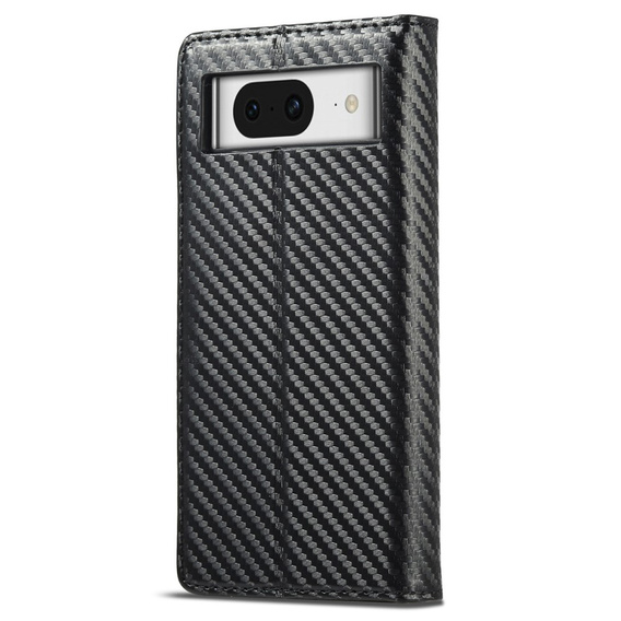 Flipové puzdro pre Google Pixel 8A, Carbon LC.IMEEKE, čierne