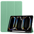Puzdro pre iPad Pro 11 2024, Smartcase s priestorom pre stylus, zelený