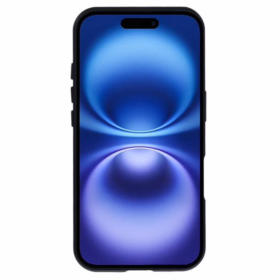 Puzdro pre iPhone 16, Magnetic Dual Glass, čierne