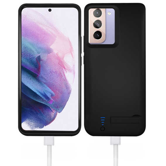 Puzdro s 4800mAh batériou pre Samsung Galaxy S22, čierne