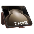 Klapkové puzdro pre Samsung Galaxy Z Fold 5 5G, Card Slot, hnedé