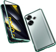 Puzdro pre Xiaomi Poco F6, Frame Case, zelený