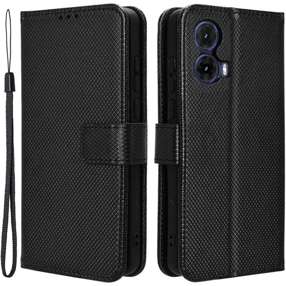 Klapkové puzdro pre Motorola Moto G85, Wallet Smart Magnet, čierne