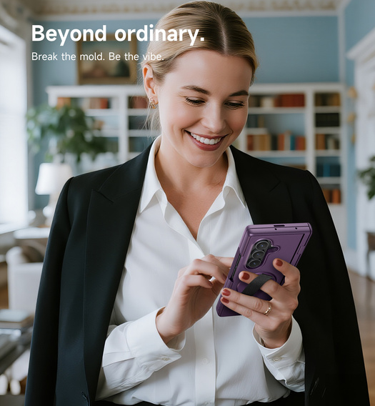 Puzdro Suritch s 360° stojanom a integrovanou ochranou displeja pre Samsung Galaxy Z Fold7