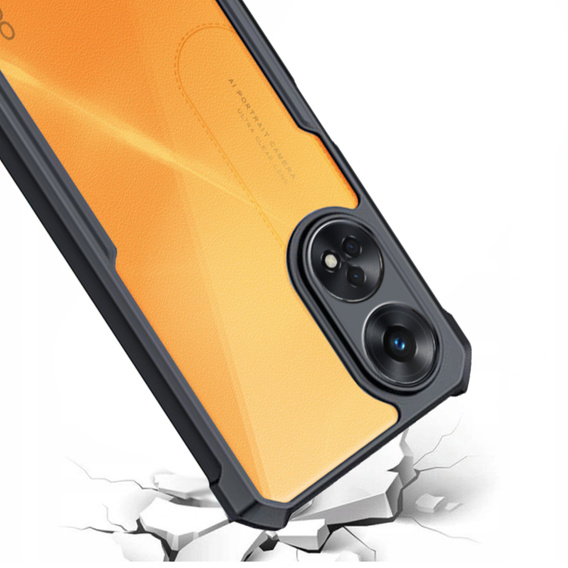 Obal na mobil pre Oppo Reno8 T, AntiDrop Hybrid, čierne