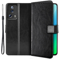 Klapkové puzdro pre Xiaomi 13 Lite, Crazy Horse Wallet, čierne