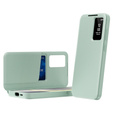 Flipové puzdro pre Samsung Galaxy S25+ Plus, Smart View Wallet, zelený
