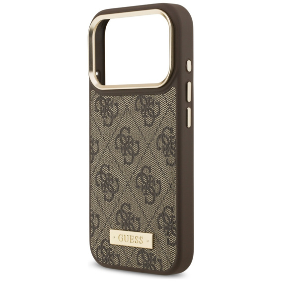 Puzdro GUESS 4G Logo Plate MagSafe pre iPhone 17 Pro
