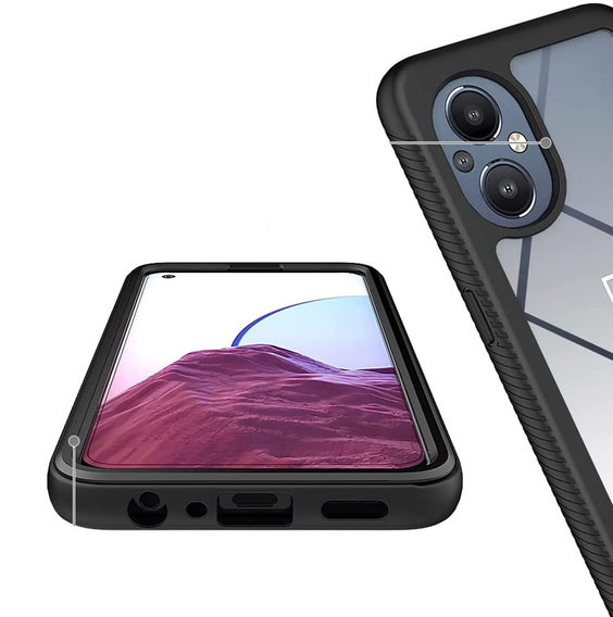 Puzdro pre Oppo Reno7 Lite, Shockproof, s fóliou, modré