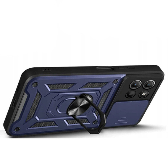 Obal na mobil pre Motorola Moto G15 / Motorola Moto G15 Power, CamShield Slide, modré