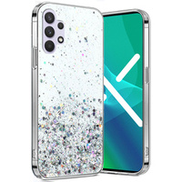 Obal na mobil pre Samsung Galaxy A32 4G, Glittery, priehľadné