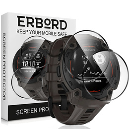 2x hybridné sklo ERBORD pre Garmin Instinct E 45mm