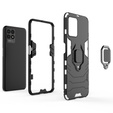 Obal na mobil pre Realme 8i, Kickstand Ring, čierne