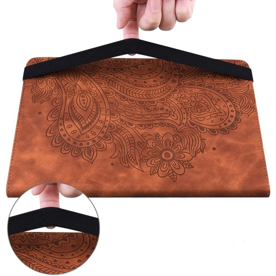 Puzdro s chlopňou pre Amazon Kindle Paperwhite 5 (2021), flower, modré