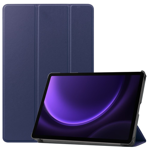 Puzdro pre Samsung Galaxy Tab S9 FE, trojskladové, tmavomodré