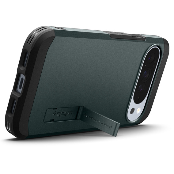 Spigen Tough Armor MagSafe puzdro pre Google Pixel 10 Pro XL, Abyss Green