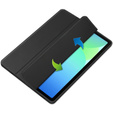 Puzdro pre Samsung Galaxy Tab S10 FE+ Plus, Smartcase Hybrid, so slotom na stylus, čierne