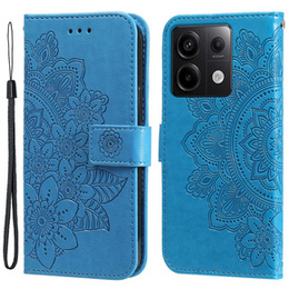 Klapkové puzdro pre Xiaomi Redmi Note 13 Pro 5G, Mandala, modré