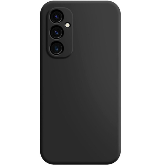 Puzdro pre Samsung Galaxy A54 5G, Silicone Lite, čierne + sklo 9H