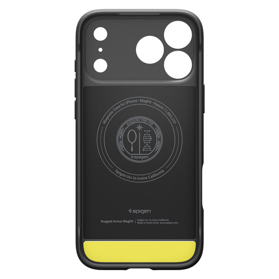 Spigen Rugged Armor MagSafe puzdro pre iPhone 17 Pro Max, matná čierna