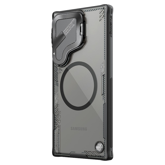 Puzdro pre Samsung Galaxy S24 Ultra, pancierované Nillkin, Icelade Prop, pre Magsafe, čierne