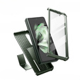 Obrnené puzdro pre Samsung Galaxy Z Fold 3 5G, Dexnor Full Body, zelený