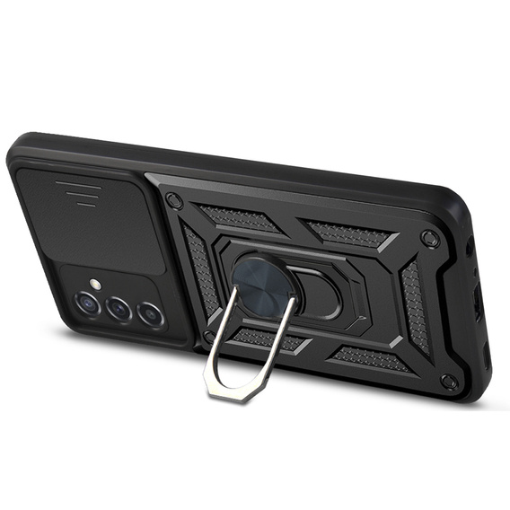 Obal na mobil pre Samsung Galaxy M52 5G, CamShield Slide, čierne