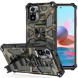Obal na mobil pre Xiaomi Redmi Note 10/ 10S, Armor Kickstand, zelený