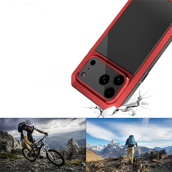 Puzdro s integrovaným tvrdeným sklom pre iPhone 17 Pro Max