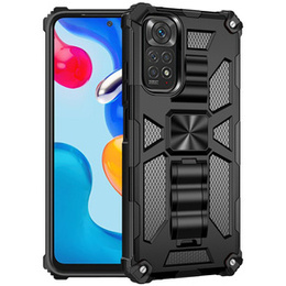 Obal na mobil pre Xiaomi Redmi Note 11 / 11S, Armor Kickstand, čierne
