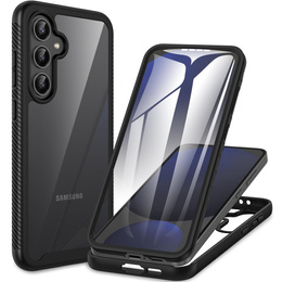 Puzdro pre Samsung Galaxy S24 FE, Shockproof, s fóliou, čierne