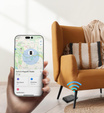 Magnetická peňaženka s lokalizáciou, NFC a kolískou pre iPhone 16 Pro