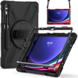 Puzdro pre Samsung Galaxy Tab S9 FE+ / S9+ / S8+ / S7+, pancierované ochranné, čierne