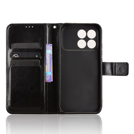 Puzdro Crazy Horse Wallet flip pre Xiaomi Poco F8 Pro