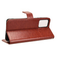 Klapkové puzdro pre Motorola Moto G24 / G24 Power / G04, Crazy Horse Wallet, hnedé