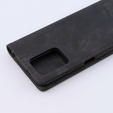 Puzdro pre Xiaomi Redmi Note 12 5G / Poco X5 5G, ERBORD Vintage, peňaženka s chlopňou, čierne