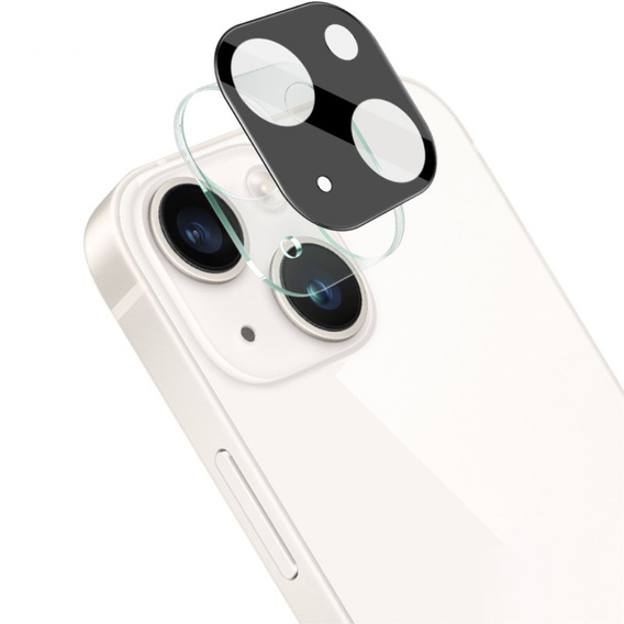 Sklo na fotoaparát IMAK pre iPhone 14 / 14 Plus, čierne