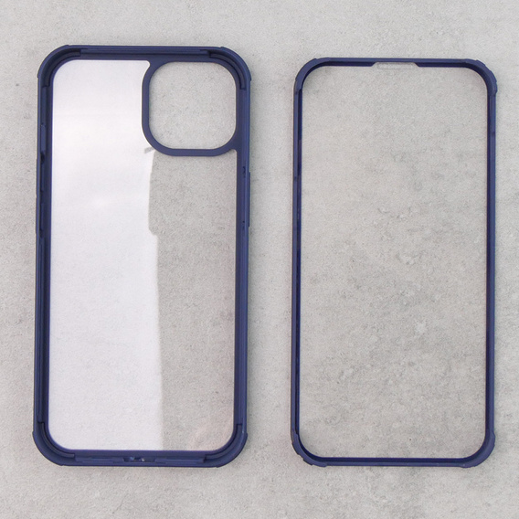 Obal na mobil pre iPhone 14, ERBORD Guardian, tmavomodré