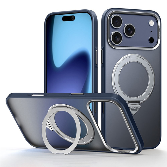 SULADA Magnetic Matte - puzdro MagSafe so stojanom pre iPhone 17 Pro Max