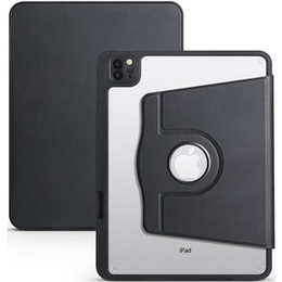 Puzdro pre iPad Pro 11" 2022/2021/2020 (4/3/2 gen.), s priestorom pre stylus, otočné o 360°, čierne