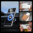 Puzdro pre Samsung Galaxy S25+ Plus, Electro MagSafe, strieborné + sklo na displej