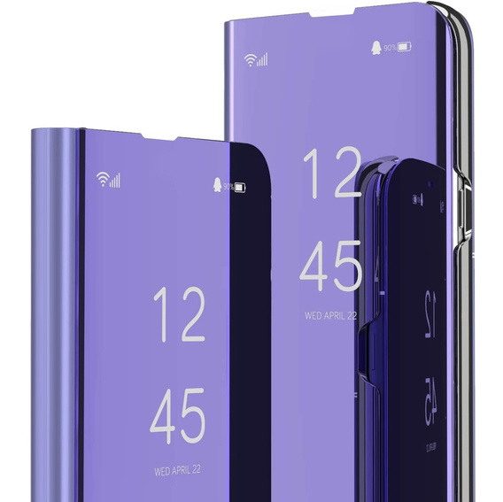 Obal na mobil pre Xiaomi 12T / 12T Pro, Clear View, fialové