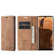 CASEME puzdro pre Huawei P30 Pro, Leather Wallet Case, hnedé