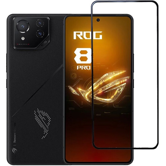 3D tvrdené sklo pre ASUS ROG Phone 8 Pro, čierne