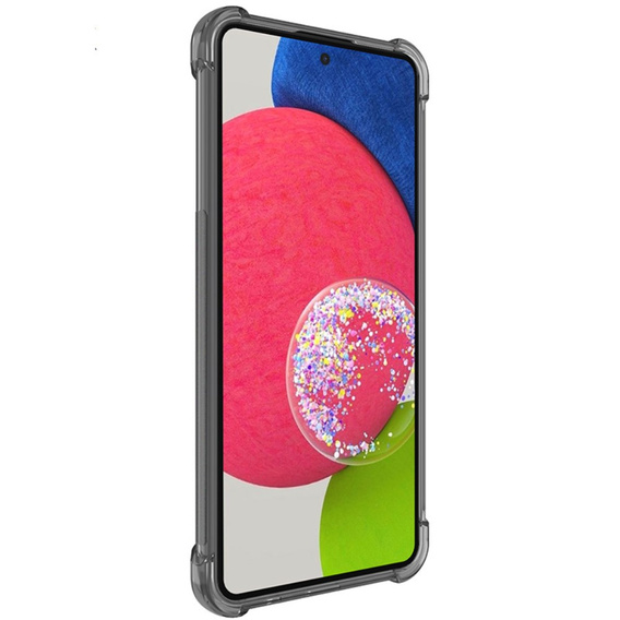 IMAK Obal na mobil pre Samsung Galaxy A53 5G, Dropproof, transparentné / čierne