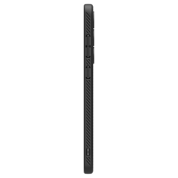 Puzdro Spigen pre Samsung Galaxy S24 FE, Liquid Air, čierne + tvrdené sklo 9H